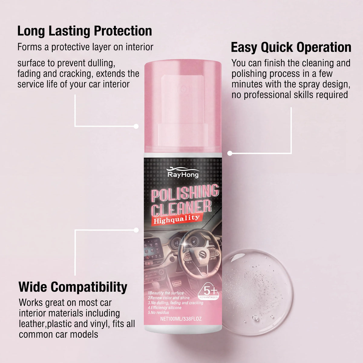Auto  Cleaner Interior Detailer Spray