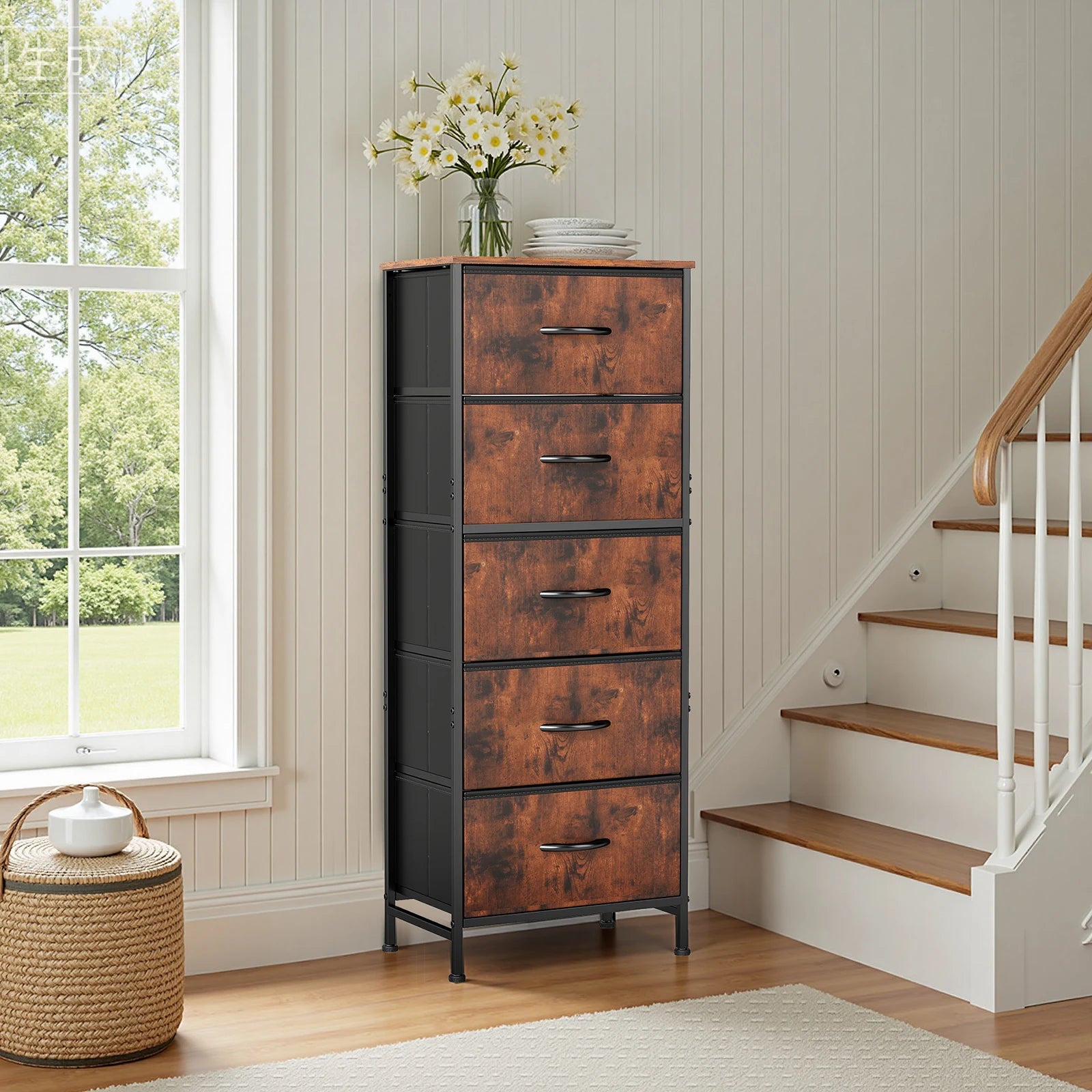 48IN Dresser 5 Drawers