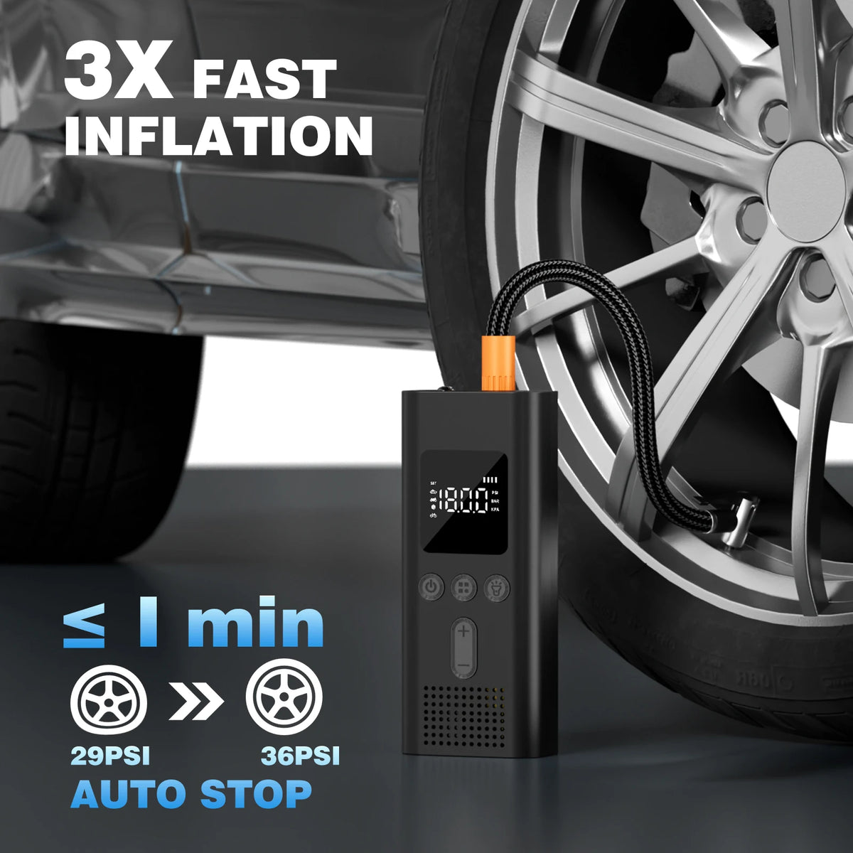 PortableDigital Tire Inflator
