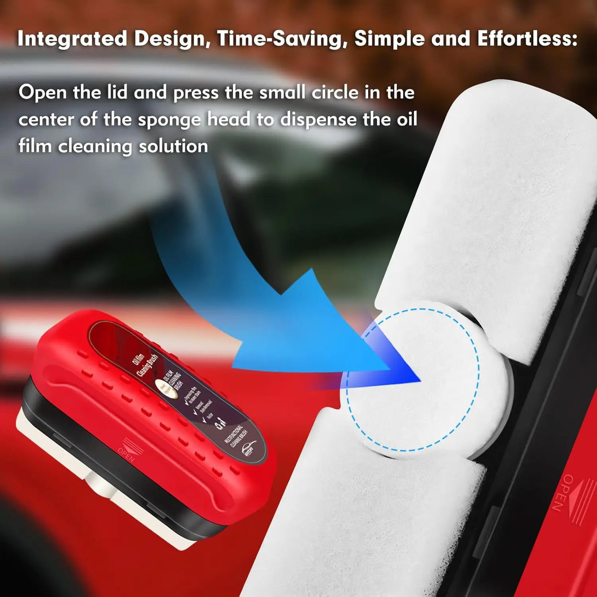 Auto Motorcycle  Windshield Cleaning Brush