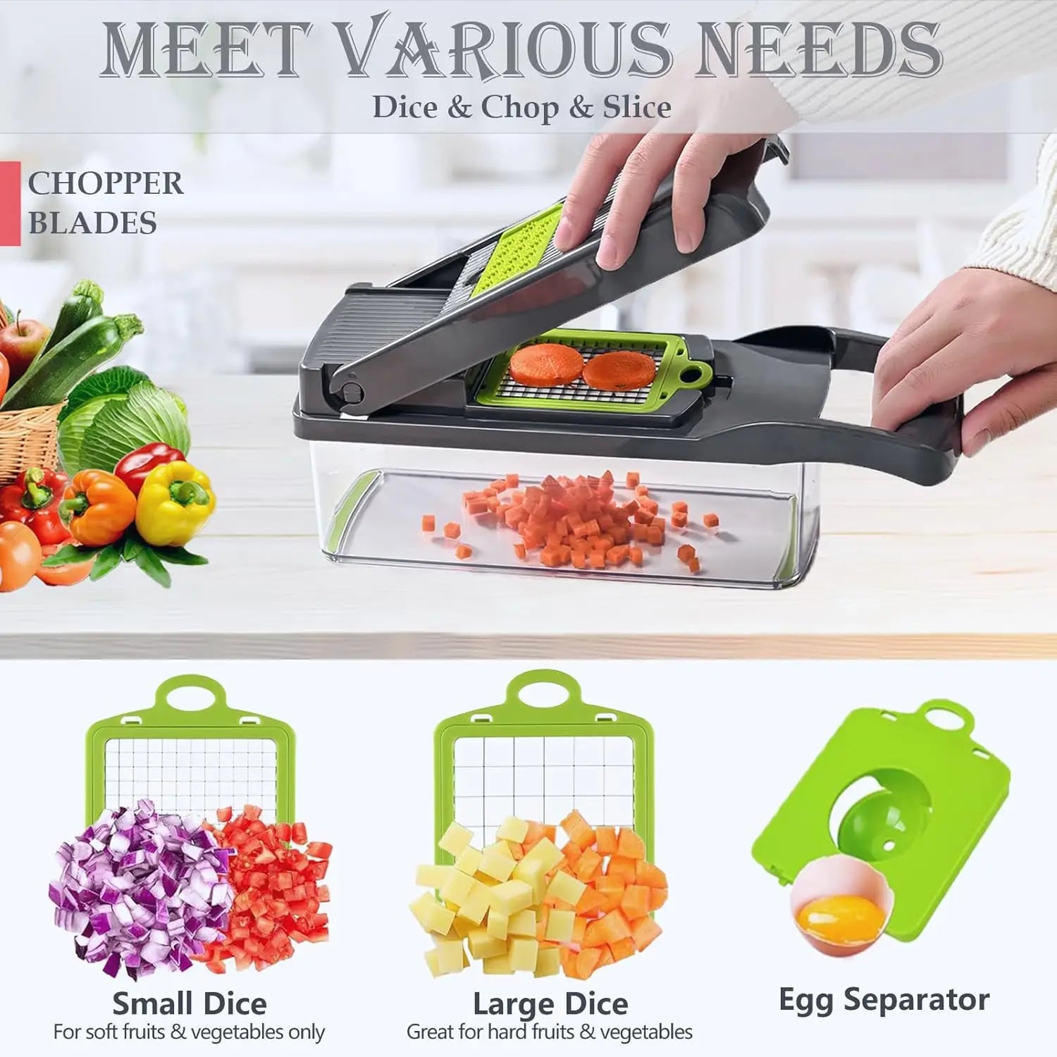 Upgraded Vegetable Chopper,