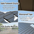 Heavy Duty Galvanized Steel Carport 20x20 FT