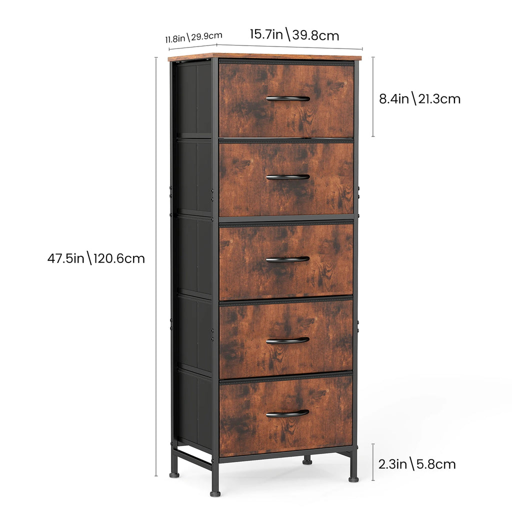 48IN Dresser 5 Drawers