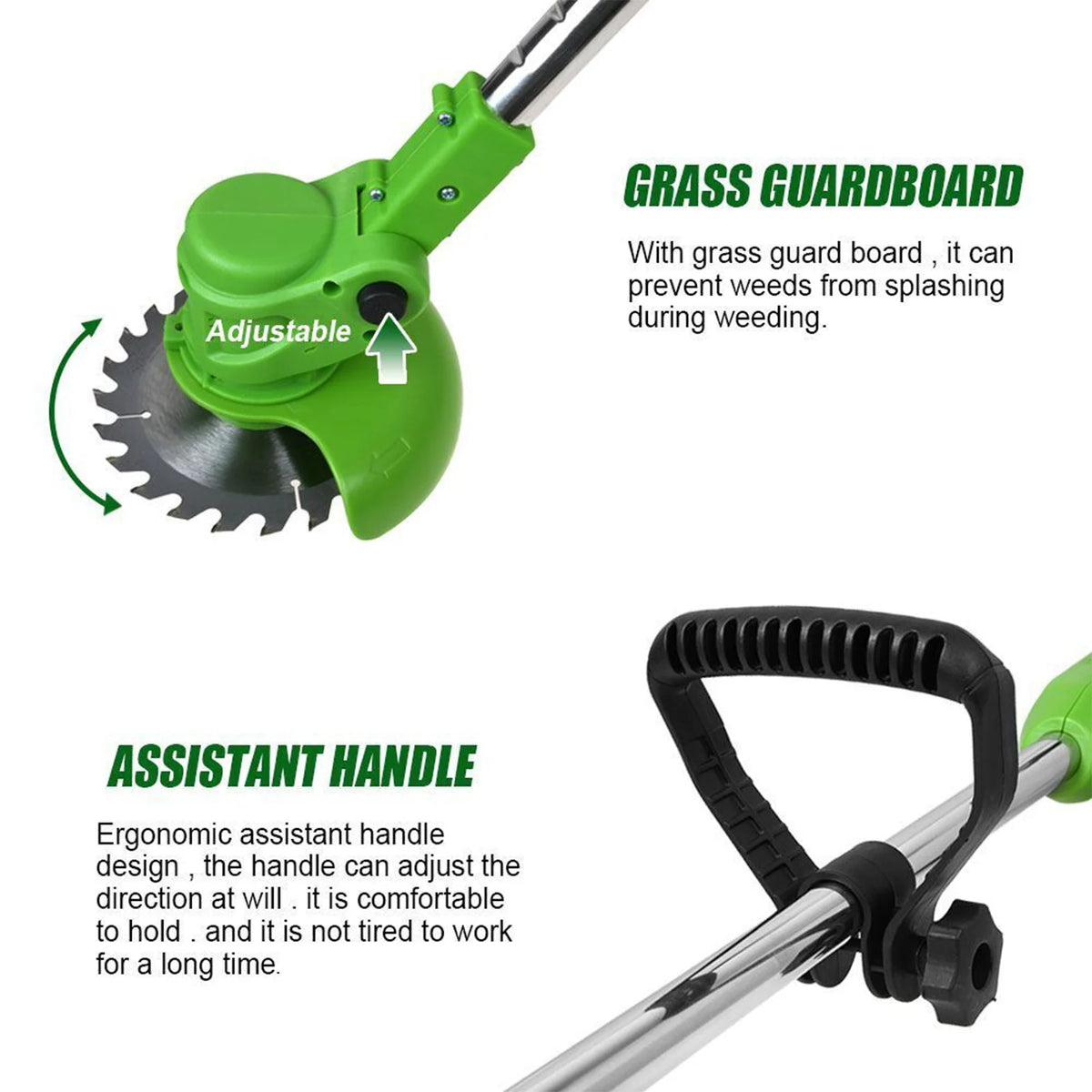 2-in-1 Cordless Weed Trimmer