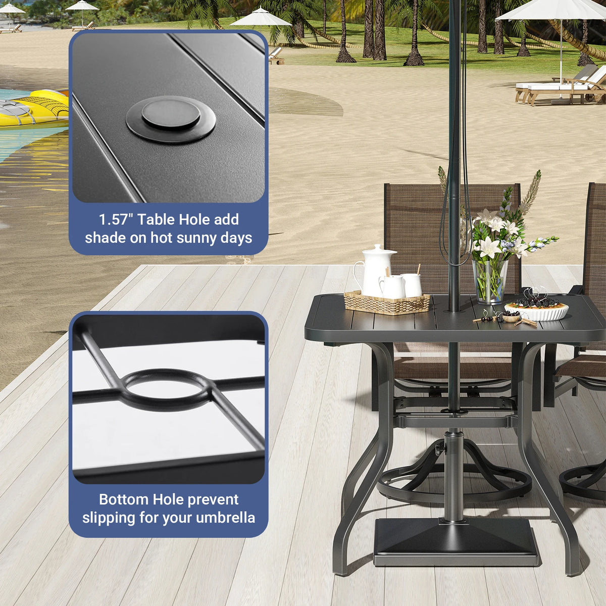 5-Piece Outdoor Dining Set
