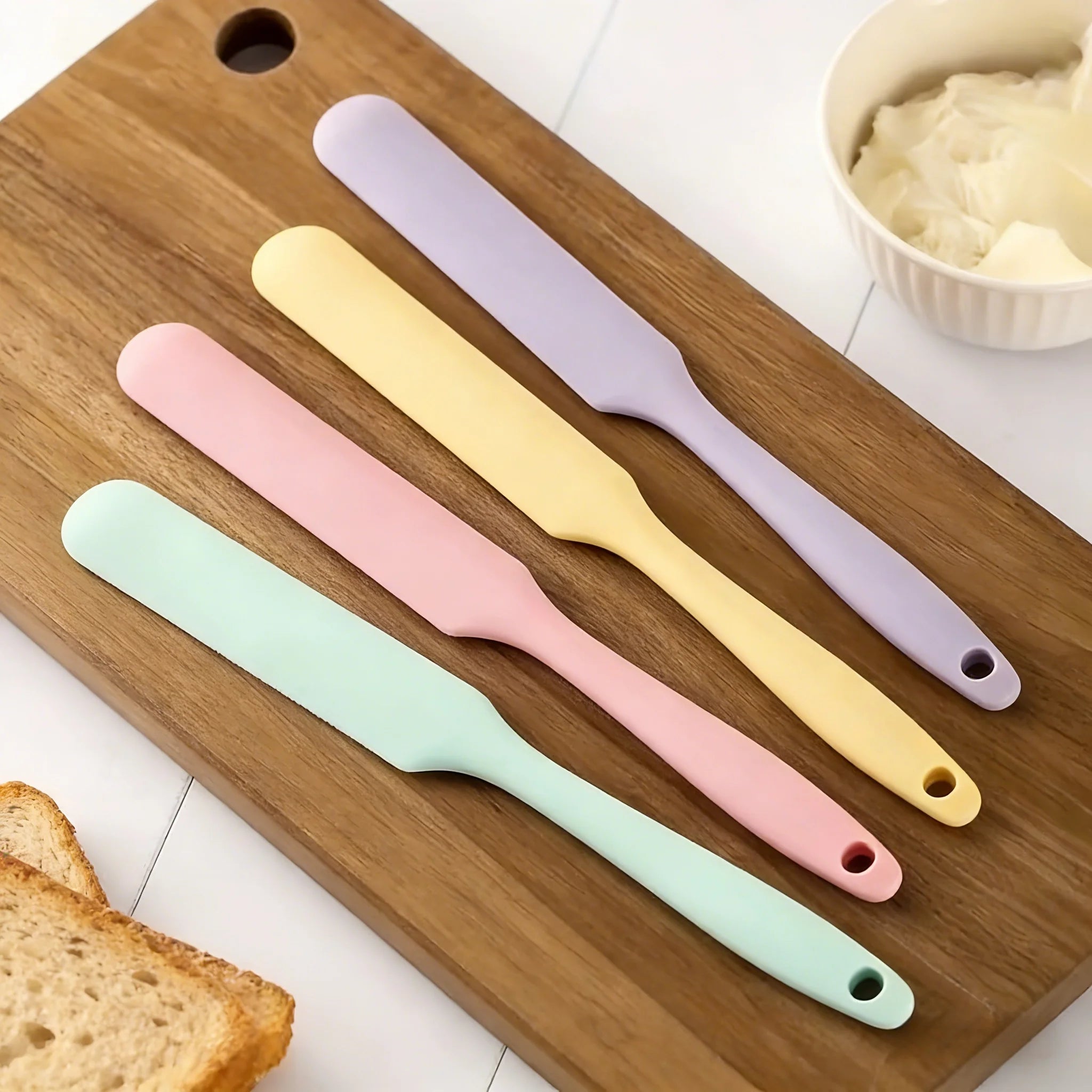 Colorful Silicone Kitchen Spatula Set