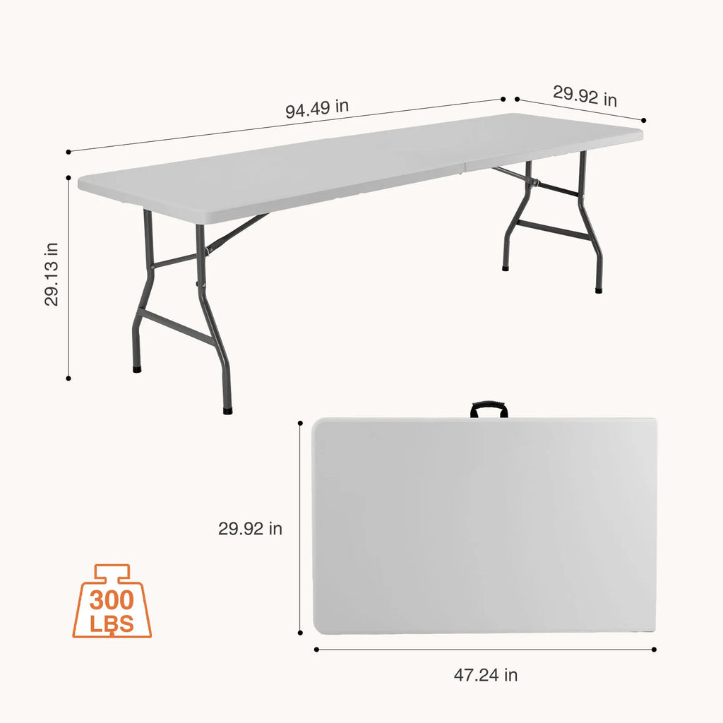 6 or 8 FT Portable Folding Table