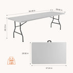 6 or 8 FT Portable Folding Table