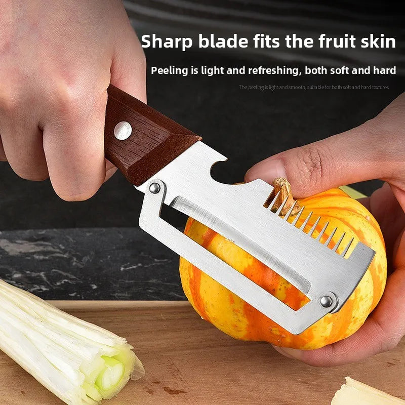 3-in 1 Stainless Steel Vegetable Peeler