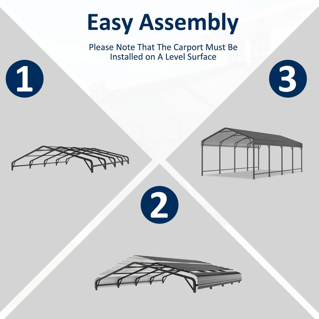 Multi-Size Metal Carport