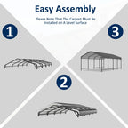 Multi-Size Metal Carport