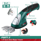 7.2V Hedge Trimmer& Grass Trimmer Cordless