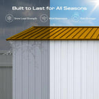 6x4FT Metal Outdoor Storage Shed