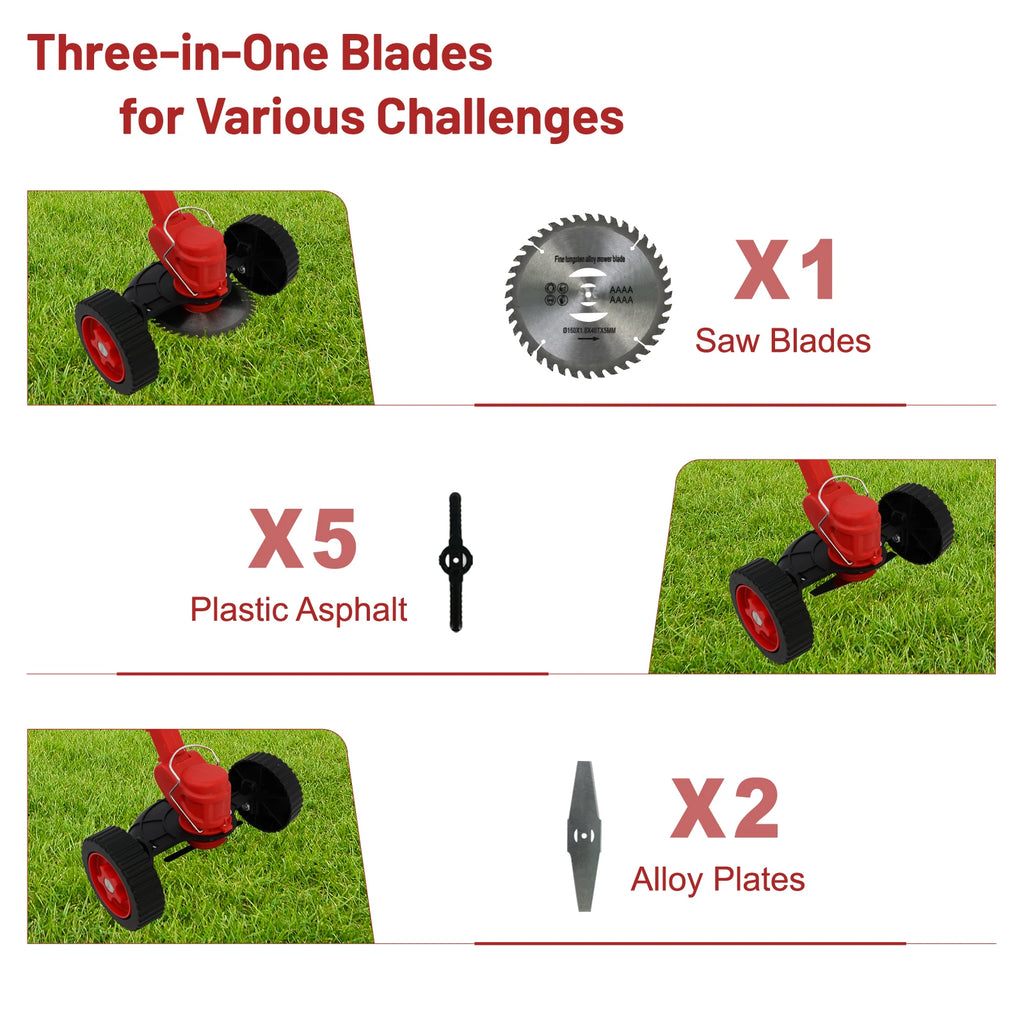 3-in-1 Cordless Grass Trimmer