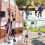 6 Pcs Rubber Basketballs