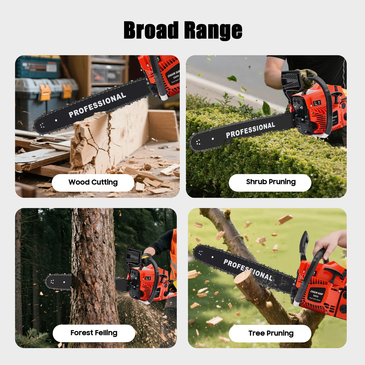 20-Inch Gas Chainsaw