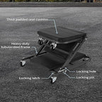 2-in-1 Foldable Garage Creeper Shop Seat