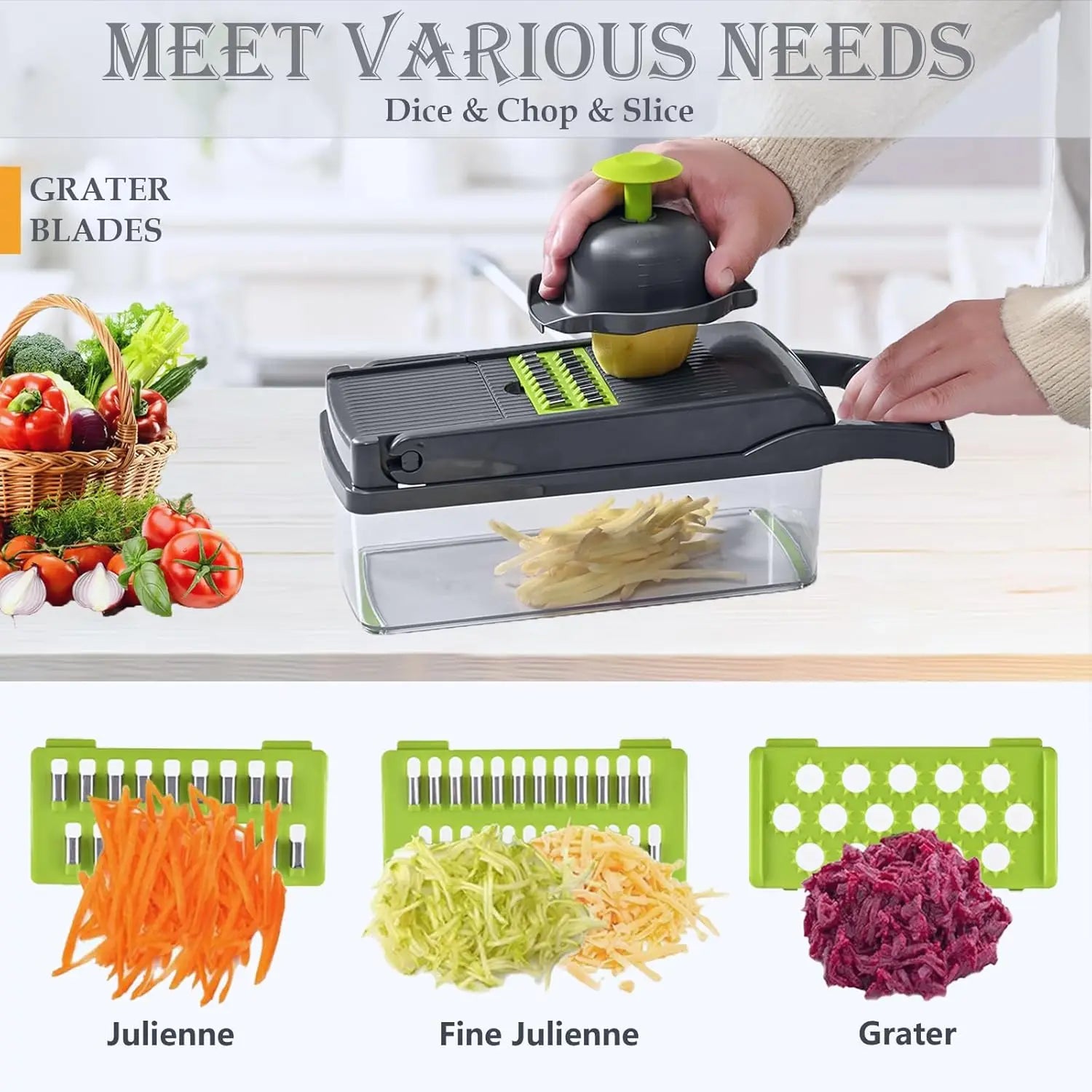 Upgraded Vegetable Chopper,