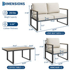 4-Piece Patio Furniture Set