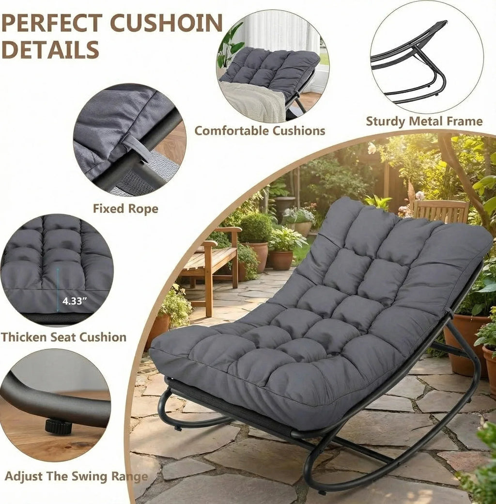 Oversized Patio Rocking Chair