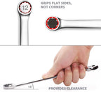 12 pc Metric Combination Wrench Set