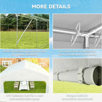 23' x 39' Party Tent and Heavy Duty Carport with Twelve Windows