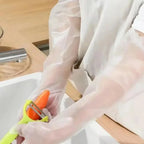 10-Piece Clear Disposable Gloves