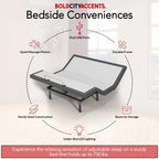 Adjustable Bed Frame with Wireless Remote